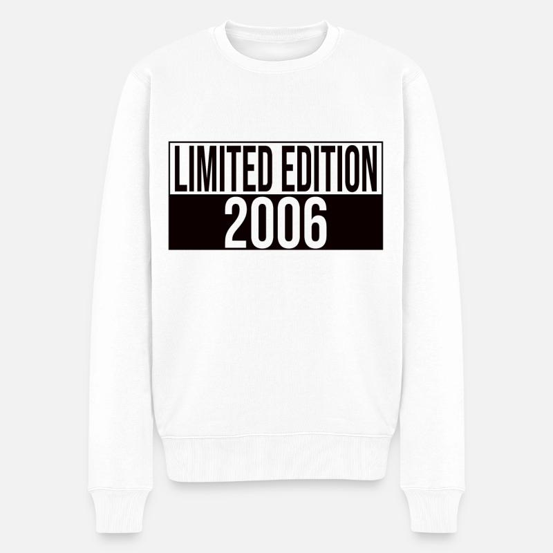 Édition limitée 2006 Idée cadeau d’anniversaire - Pull Premium bio Homme - blanc