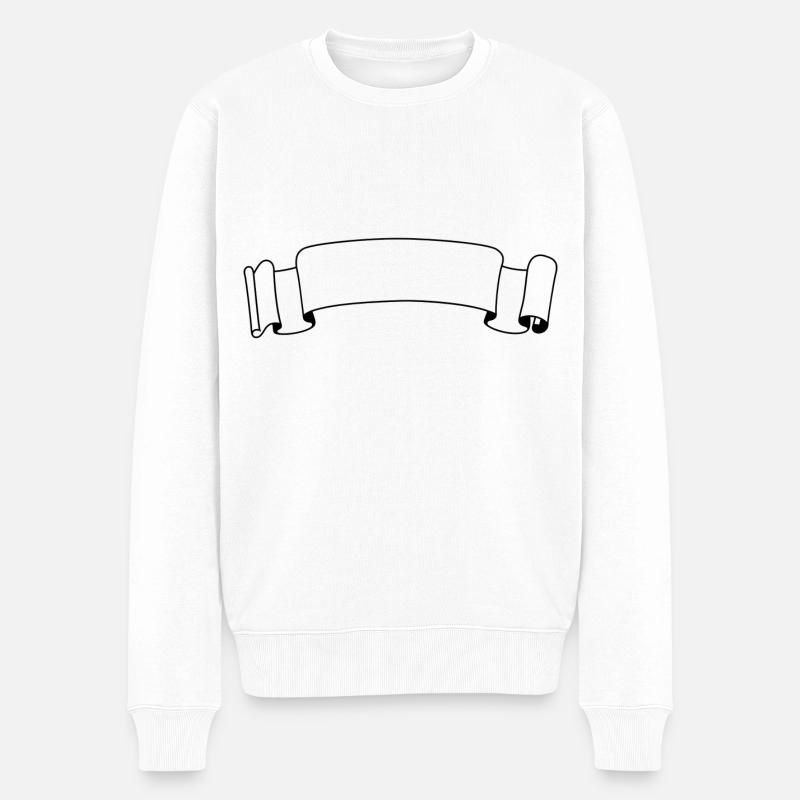 Label pour créer soi-même - Pull Premium bio Homme - blanc