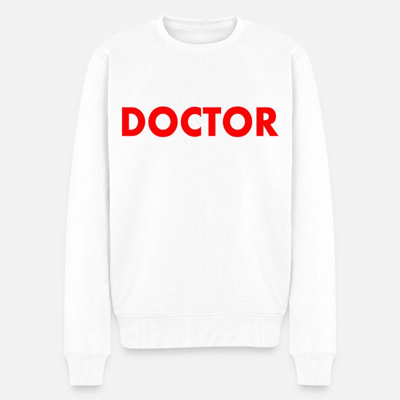 Doctor - Pull Premium bio Homme - blanc