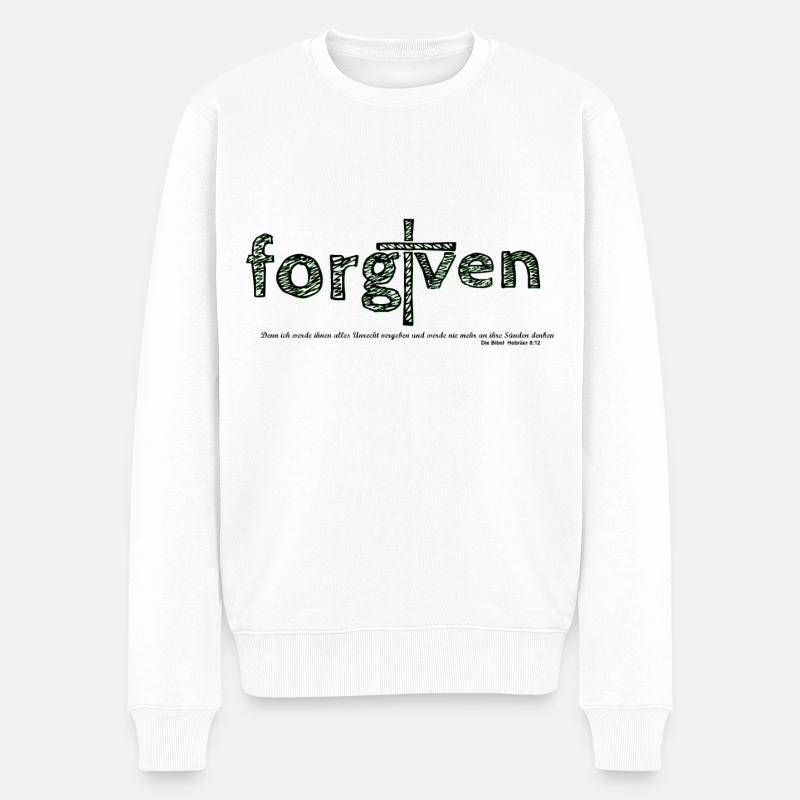 pardonné - Pull Premium bio Homme - blanc