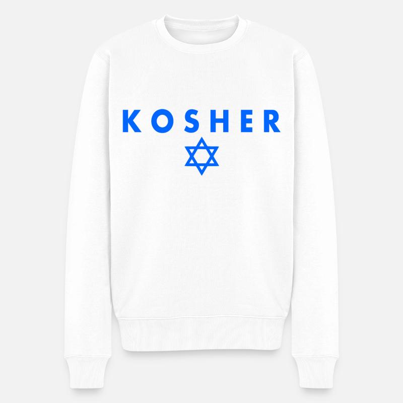 Kosher - Pull Premium bio Homme - blanc