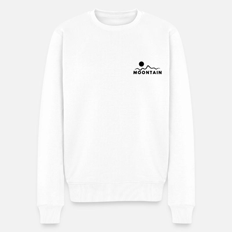 Moontain - Pull Premium bio Homme - blanc