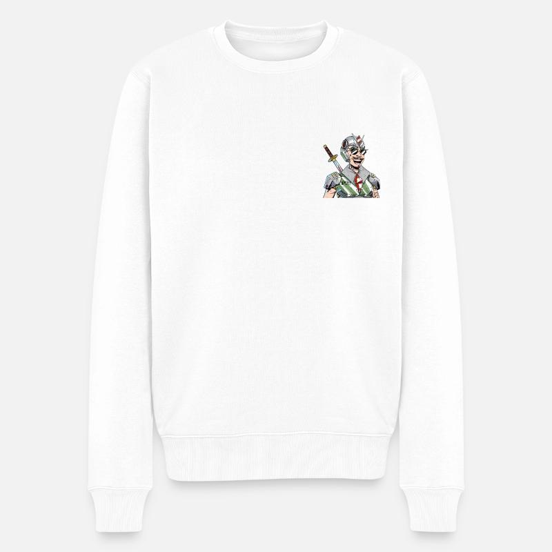 be crazy by Joker - Pull Premium bio Homme - blanc