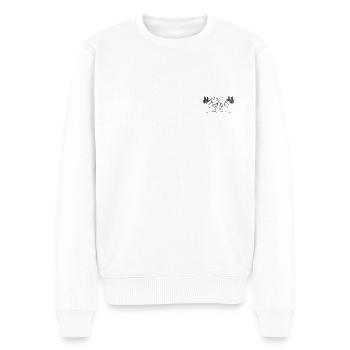 Austria Traveller - Männer Premium Bio Pullover - Weiß - Vorne - Thijin (182cm)