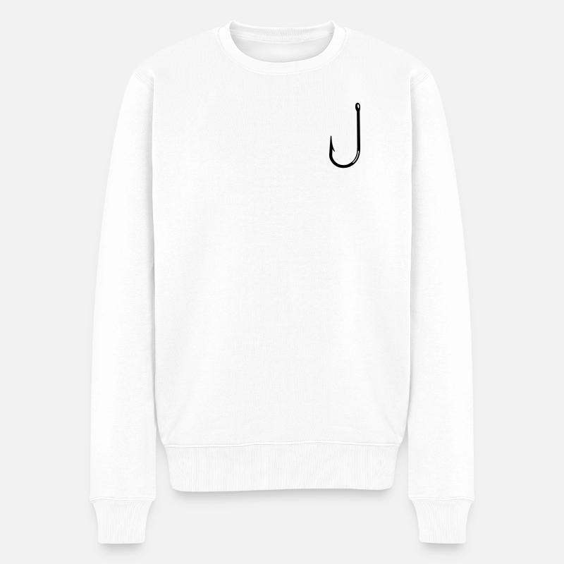 Hacken - Männer Premium Bio Pullover - Weiß