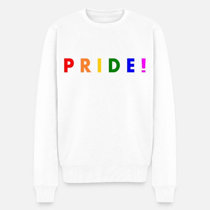 Pride - Pull Premium bio Homme - blanc