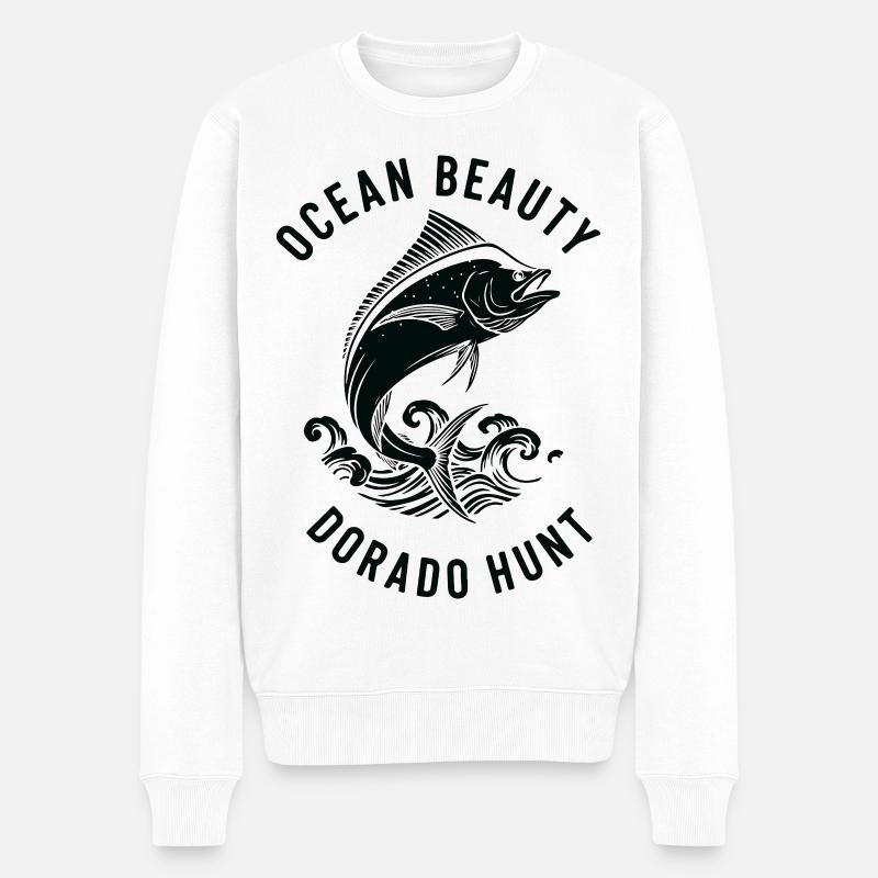 Pêche Mer Dorado - Pull Premium bio Homme - blanc