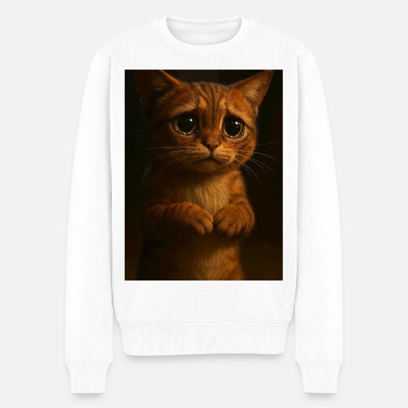 Mignon chaton - Pull Premium bio Homme - blanc