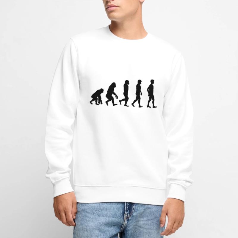 Evolution | Darwinisme | Théorie de l'évolution | Singe Pull Premium bio Homme