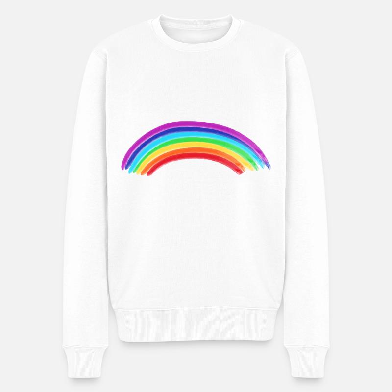 Regenbogen - Pull Premium bio Homme - blanc