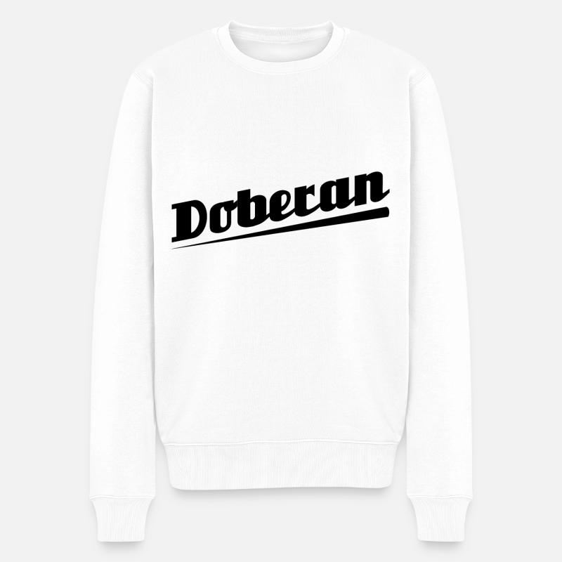 Doberan - Textdesign mit Stadtnamen - Männer Premium Bio Pullover - Weiß