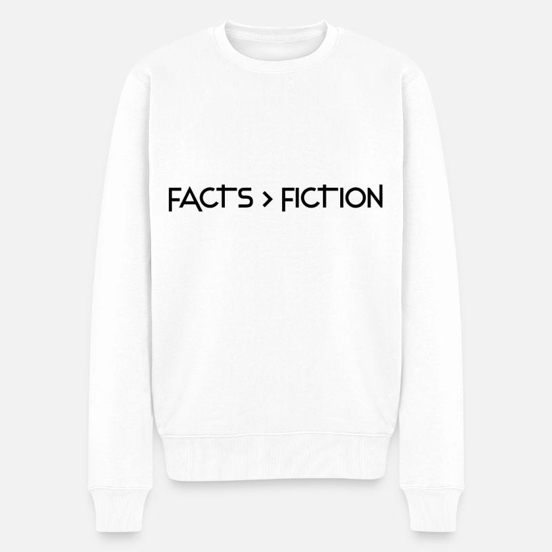 Atheisten - Männer Premium Bio Pullover - Weiß