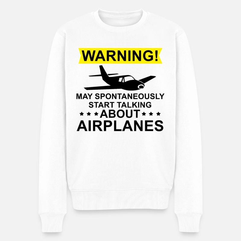 Pilote d'avion - Pull Premium bio Homme - blanc