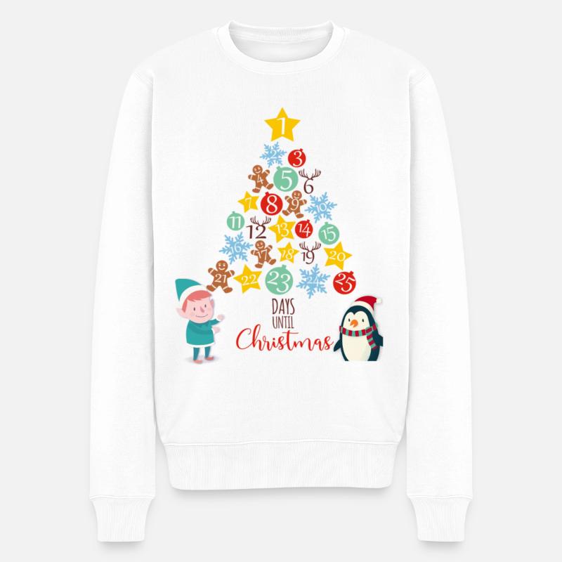 Noël Noël Noël No� - Pull Premium bio Homme - blanc