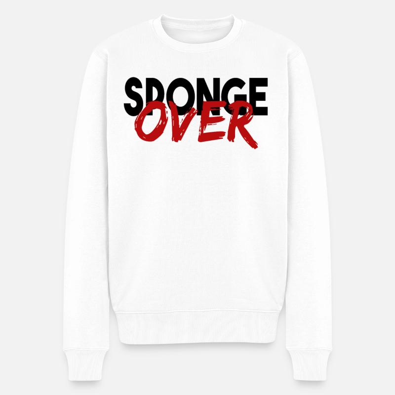 Denglisch Sprüche Sprichwort Geschenk - Männer Premium Bio Pullover - Weiß