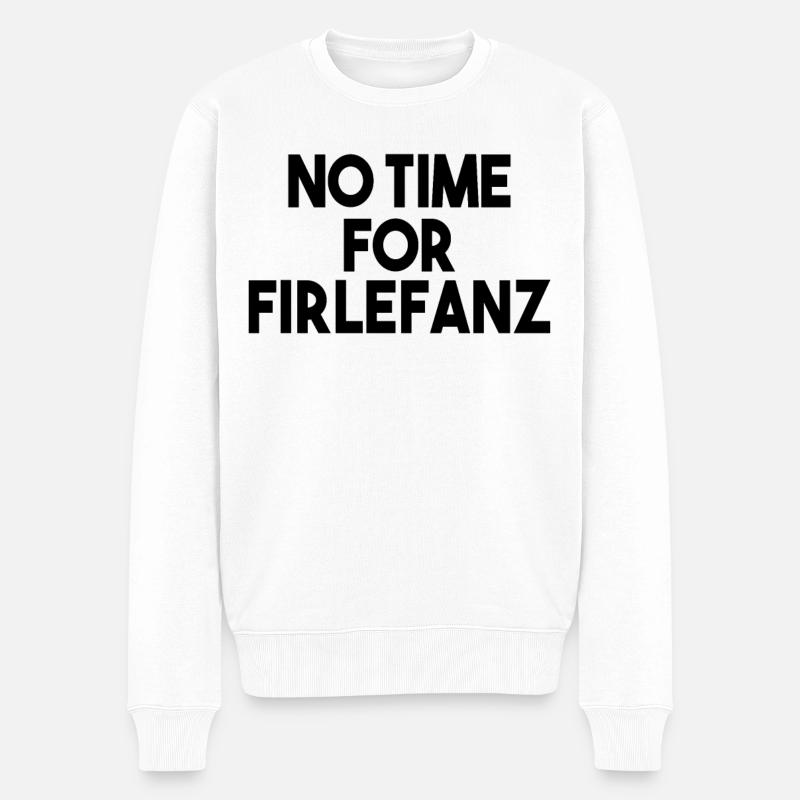 Denglisch Sprüche Sprichwort Geschenk - Männer Premium Bio Pullover - Weiß