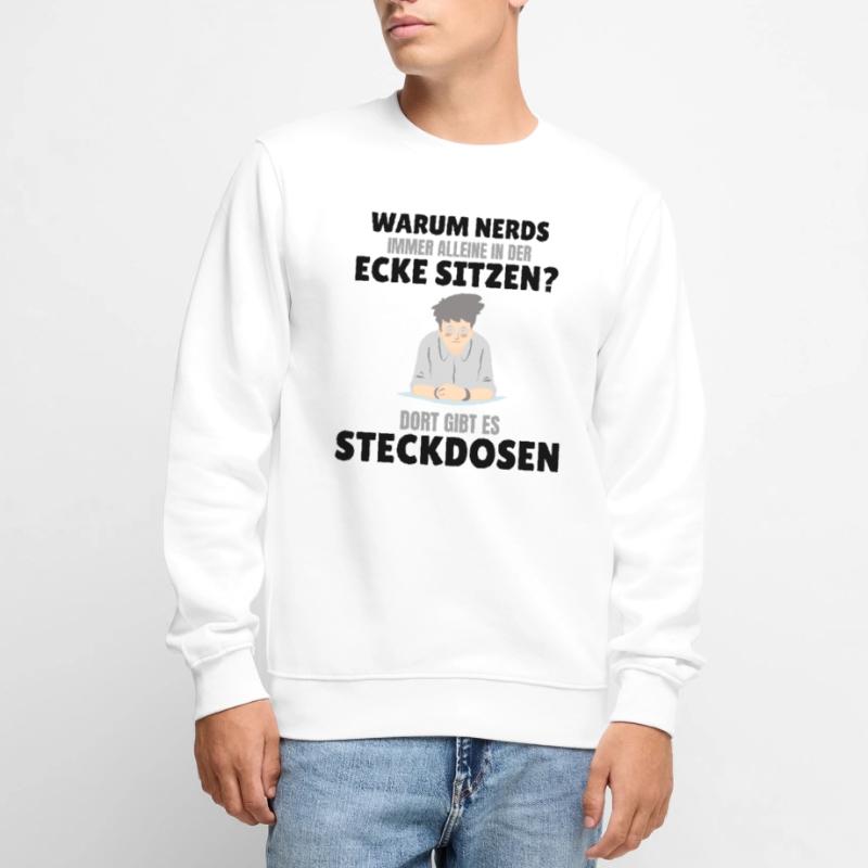 Nerds Nerd Programmierer Informatiker Computer Männer Premium Bio Pullover