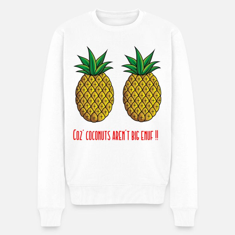 Sommer Sommer Sommer - Männer Premium Bio Pullover - Weiß