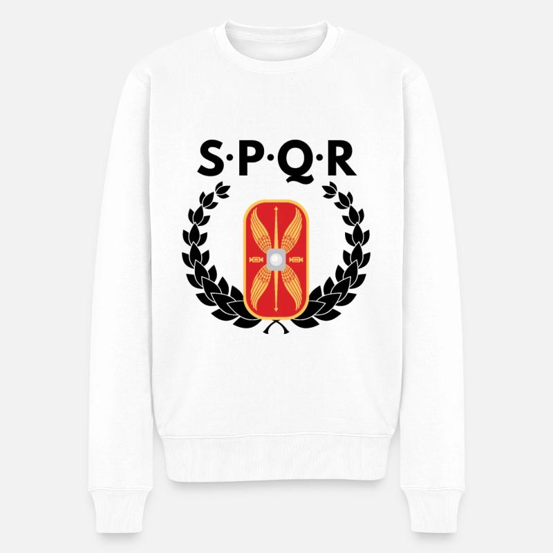 Empire romain - Pull Premium bio Homme - blanc