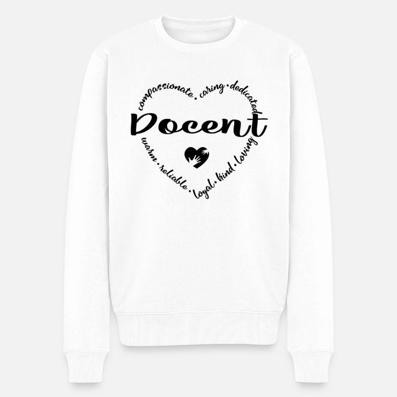 Docent - Pull Premium bio Homme - blanc