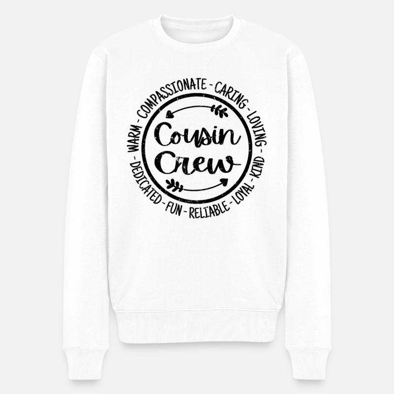 Équipage Cousin - Pull Premium bio Homme - blanc