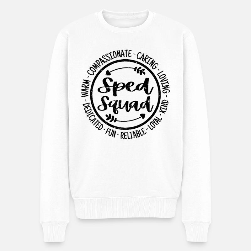 Escouade Accélérée - Pull Premium bio Homme - blanc