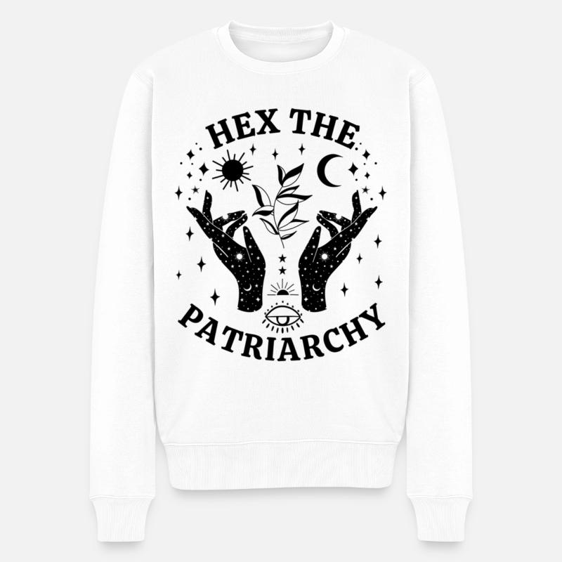 Hex Le Patriarcat - Pull Premium bio Homme - blanc