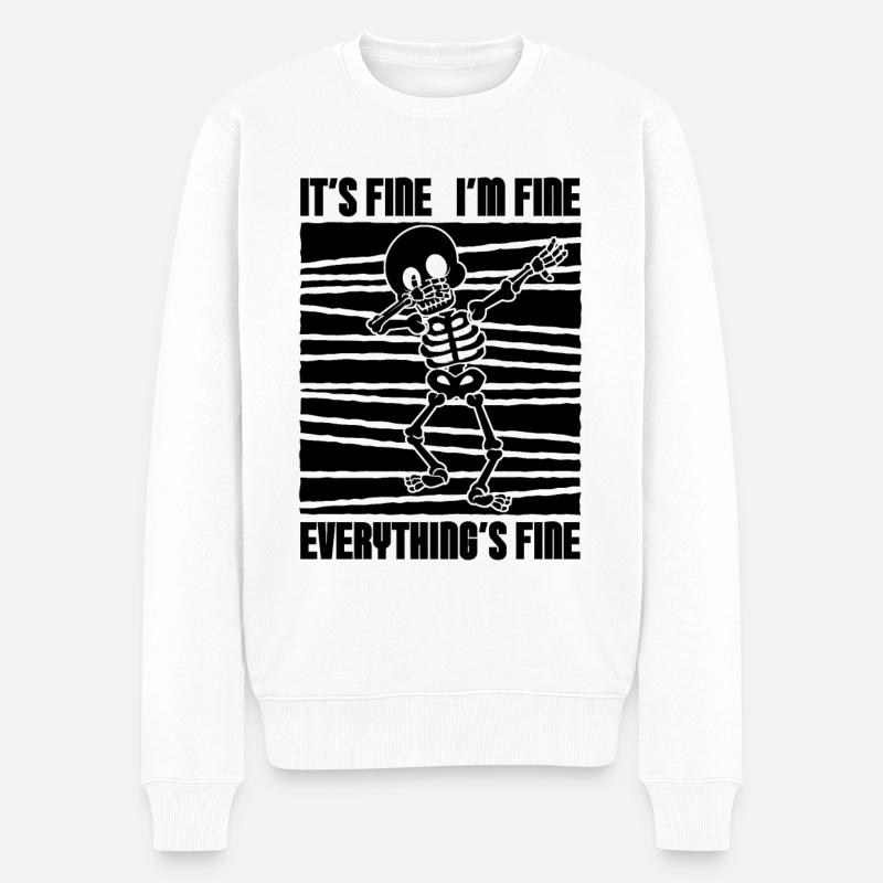 Rad Tech Radiologie Röntgentechniker Geschenkidee - Männer Premium Bio Pullover - Weiß