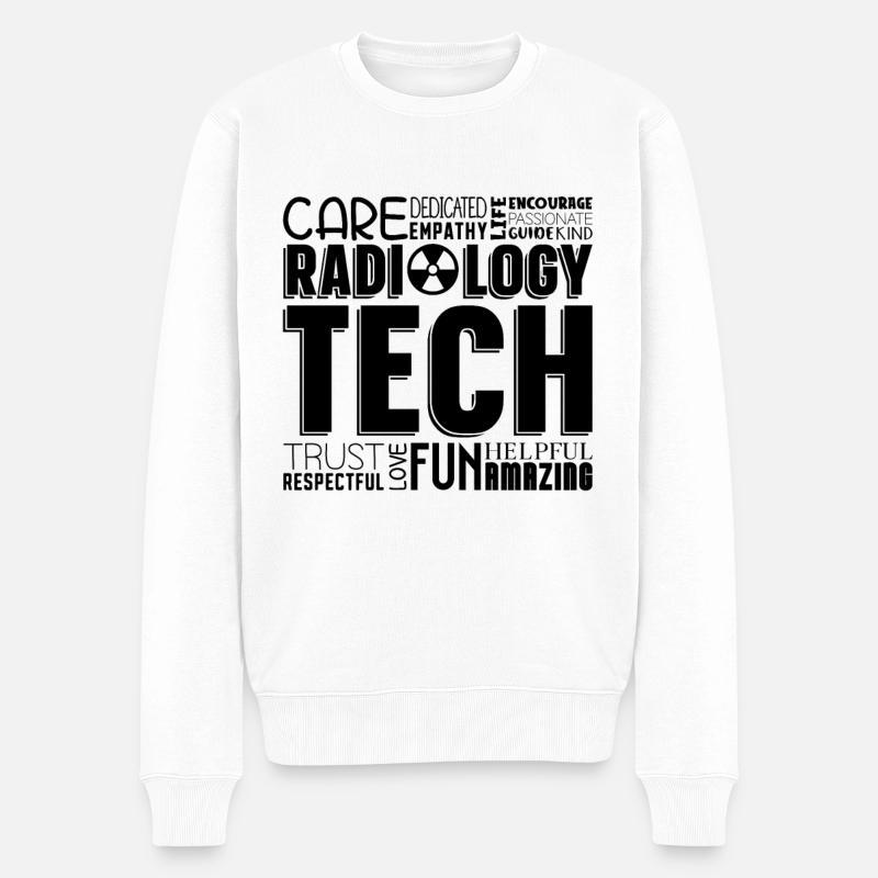 Röntgentechniker Krankenhaus Coole Geschenkidee - Männer Premium Bio Pullover - Weiß