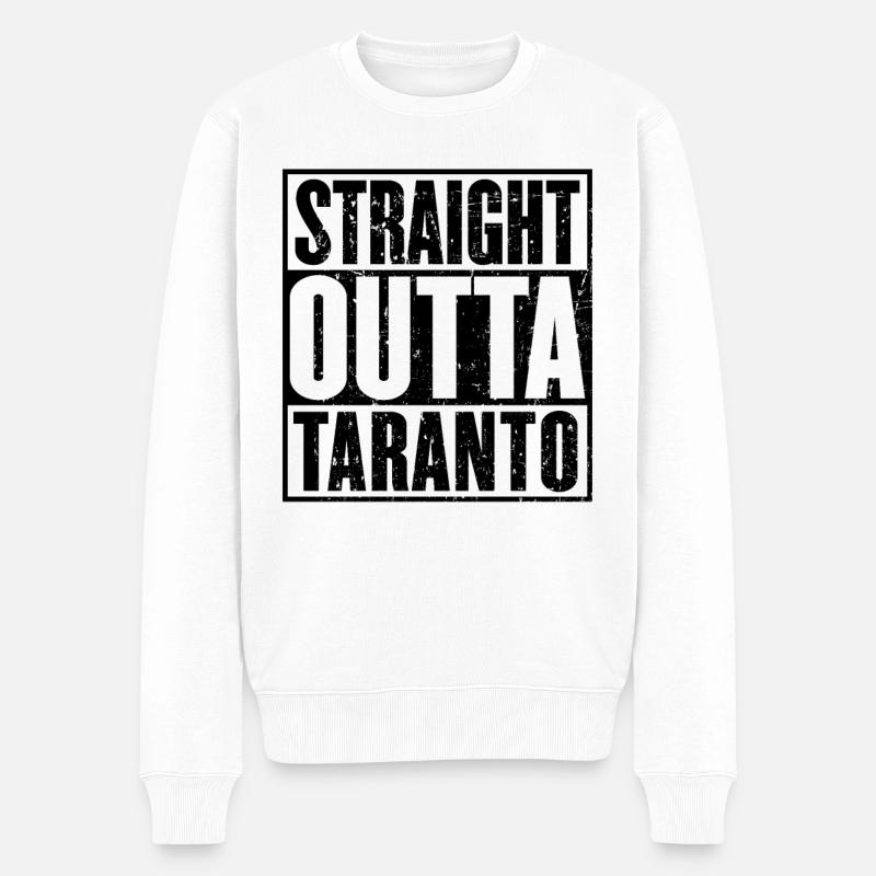 Outta Tarente - Pull Premium bio Homme - blanc