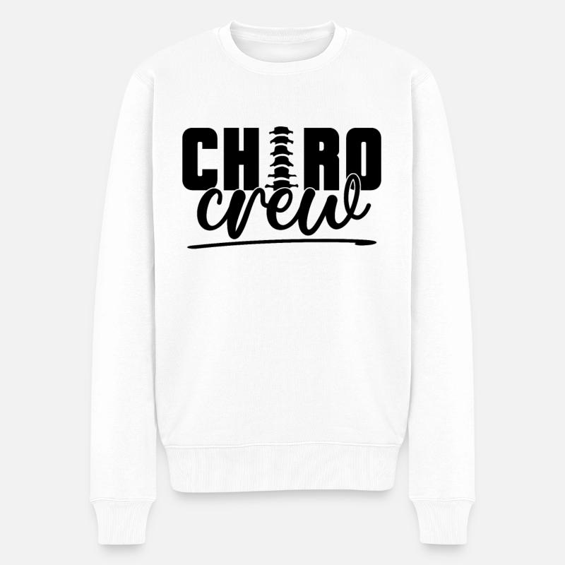 Chiropraticienne Chiro Chiro Idée cadeau - Pull Premium bio Homme - blanc
