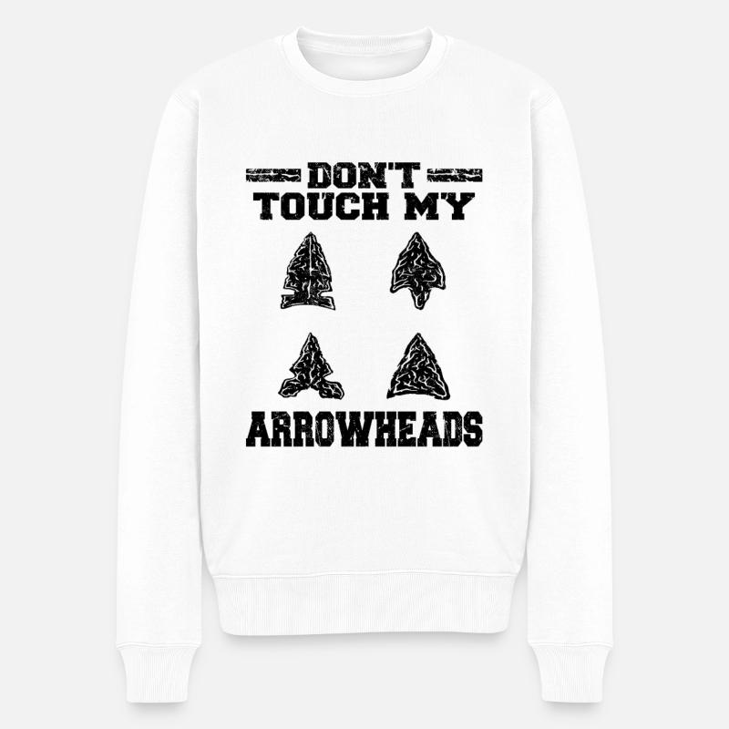 Flèches - Pull Premium bio Homme - blanc