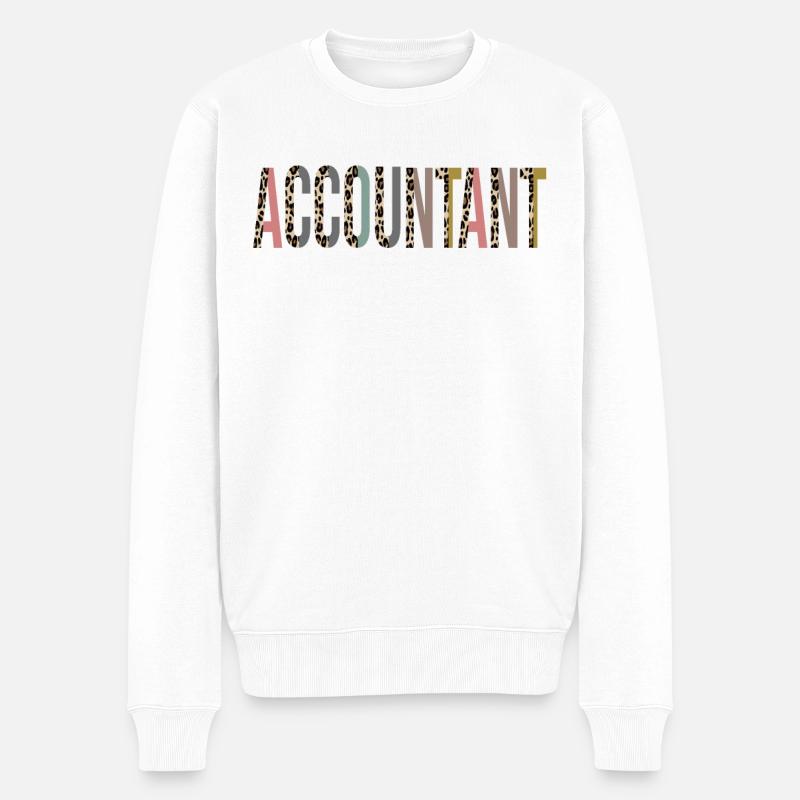Comptable - Pull Premium bio Homme - blanc
