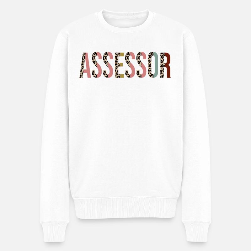 Beisitzer - Männer Premium Bio Pullover - Weiß