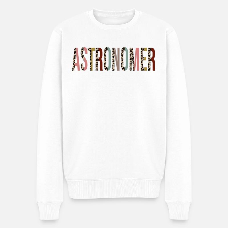 Astronome - Pull Premium bio Homme - blanc