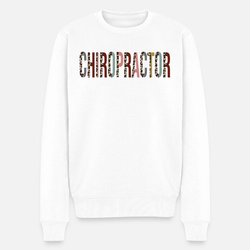 Chiropraktiker - Männer Premium Bio Pullover - Weiß
