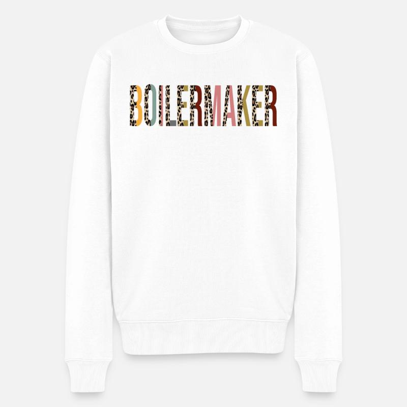 Chaudronnier - Pull Premium bio Homme - blanc