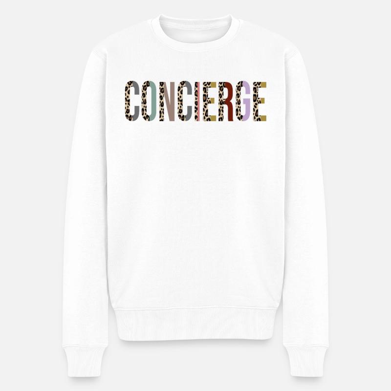 Concierge - Pull Premium bio Homme - blanc