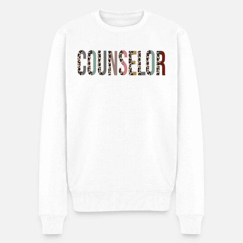 Berater - Männer Premium Bio Pullover - Weiß