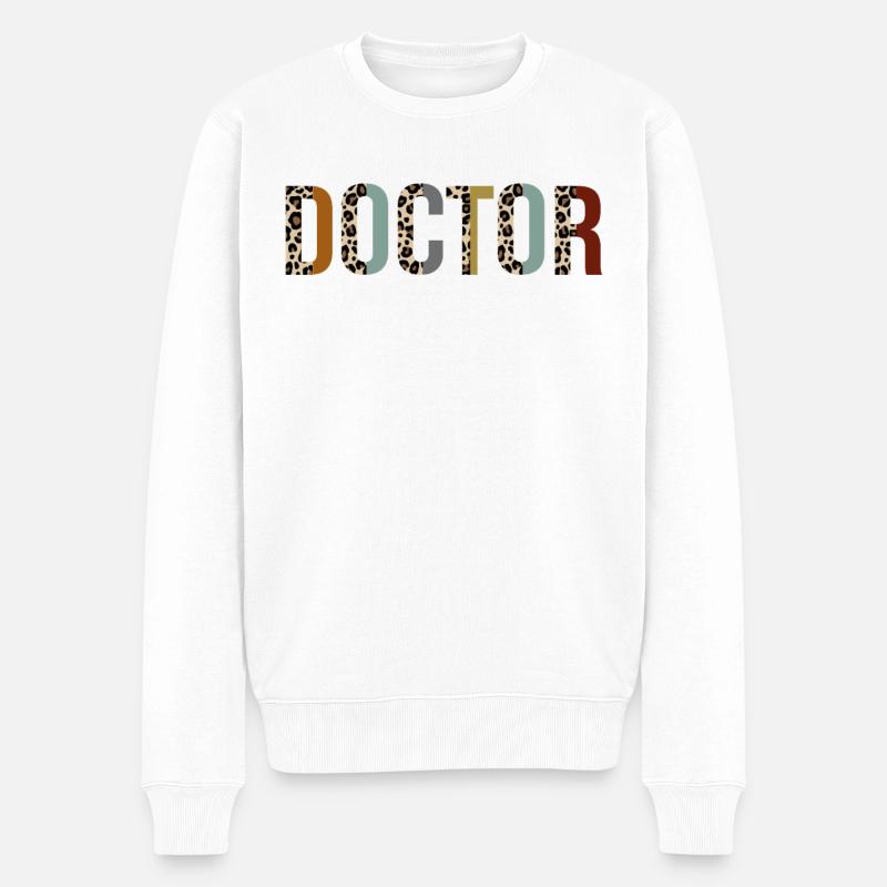 Médecin - Pull Premium bio Homme - blanc