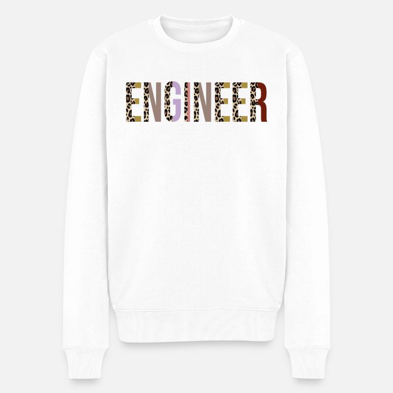 Ingenieur - Männer Premium Bio Pullover - Weiß