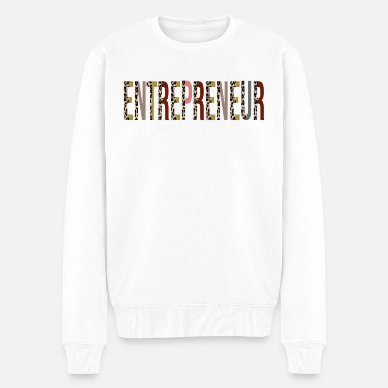 Entrepreneur - Pull Premium bio Homme - blanc