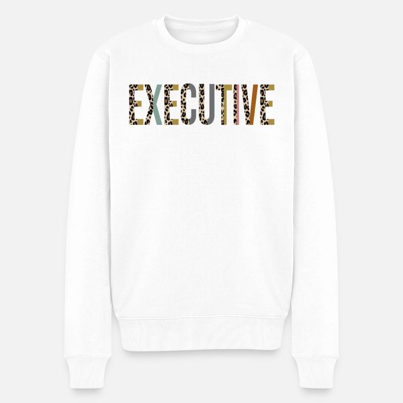Exécutif - Pull Premium bio Homme - blanc