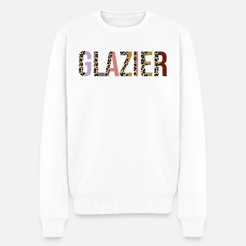 Vitrier - Pull Premium bio Homme - blanc