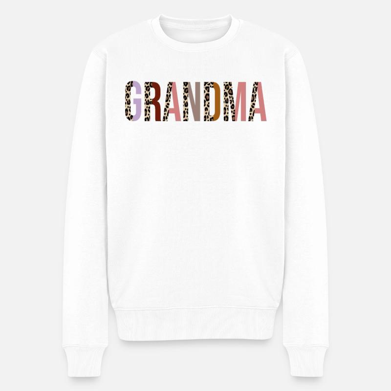Grand-mère - Pull Premium bio Homme - blanc