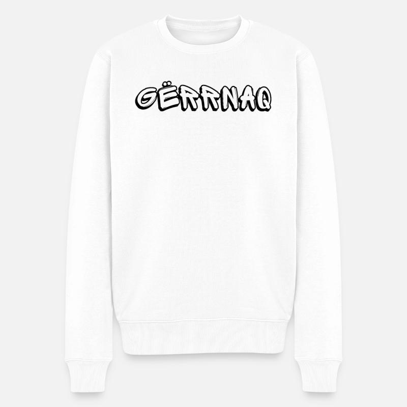 GËRRNAQ - Männer Premium Bio Pullover - Weiß