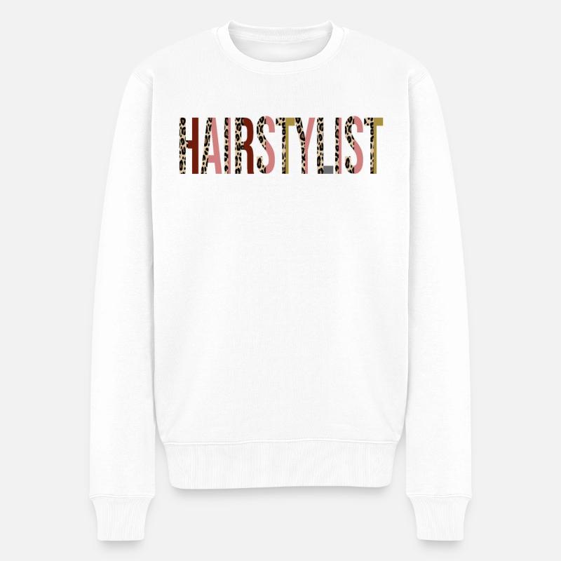 Coiffeur - Pull Premium bio Homme - blanc