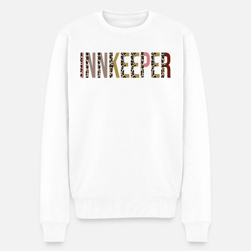 Gastwirt - Männer Premium Bio Pullover - Weiß