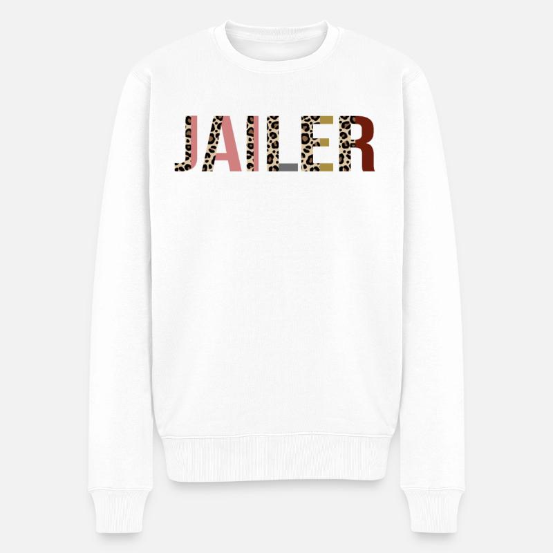 Geôlier - Pull Premium bio Homme - blanc