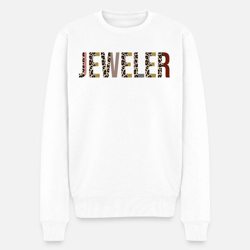 Juwelier - Männer Premium Bio Pullover - Weiß